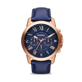 Fossil Chronograph Blue Dial Strap - FS4835